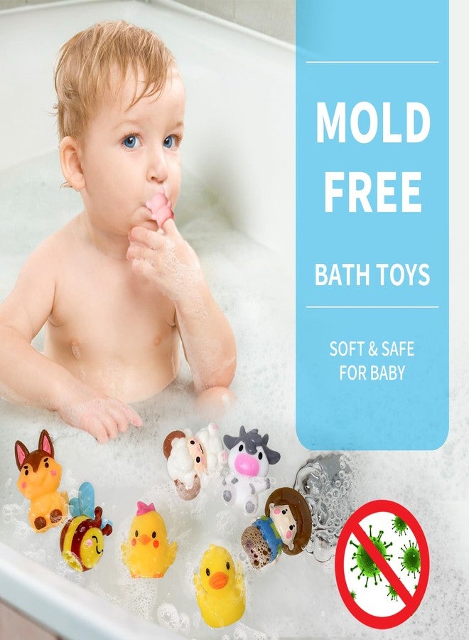 Oriate Animal Farm Finger Puppets, Bath Toys for Kids with Storage Bags, Toddler Toys for Story Time Stuffer with Puppet Theater, Toddler Travel Kit Valentines Gifts Easter Eggs Fillers 12m+ 10Pcs - Image 5